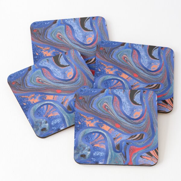 Item preview, Acry color flow deep blue designed and sold by amagaclothing.