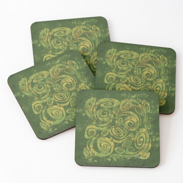 Item preview, Green Swirls - The Sylvia designed and sold by TrevorIrvin.