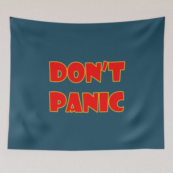 Item preview, Don't Panic designed and sold by blacksnowcomics.