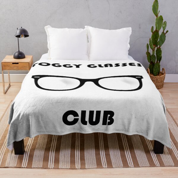 Item preview, Foggy glasses club - black on white edition designed and sold by Deegital18.