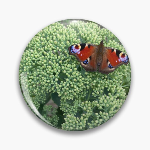 Item preview, Garden butterfly macro greens designed and sold by Naturelovexo.
