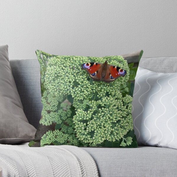 Item preview, Garden butterfly macro greens designed and sold by Naturelovexo.
