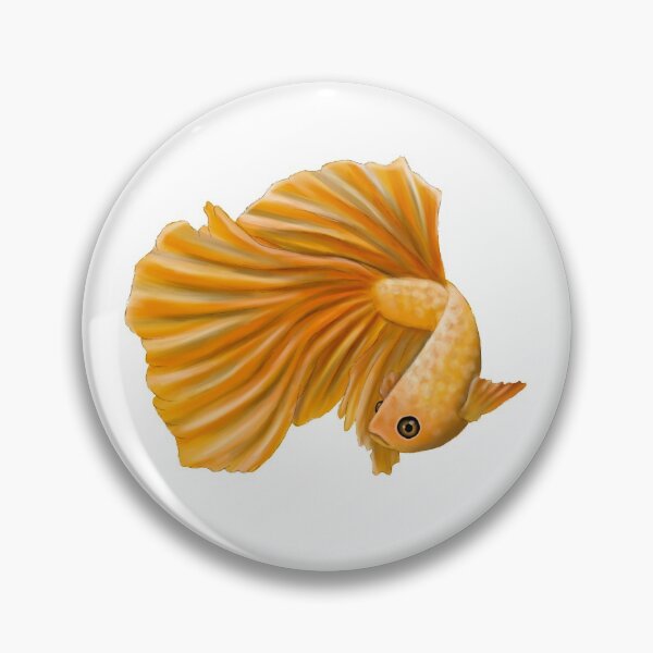Item preview, Yellow Betta Colorful Fish designed and sold by troyanthonyart.