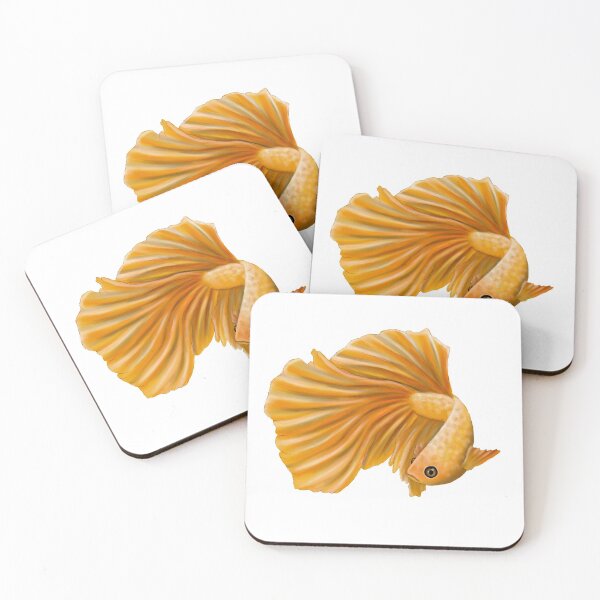 Item preview, Yellow Betta Colorful Fish designed and sold by troyanthonyart.