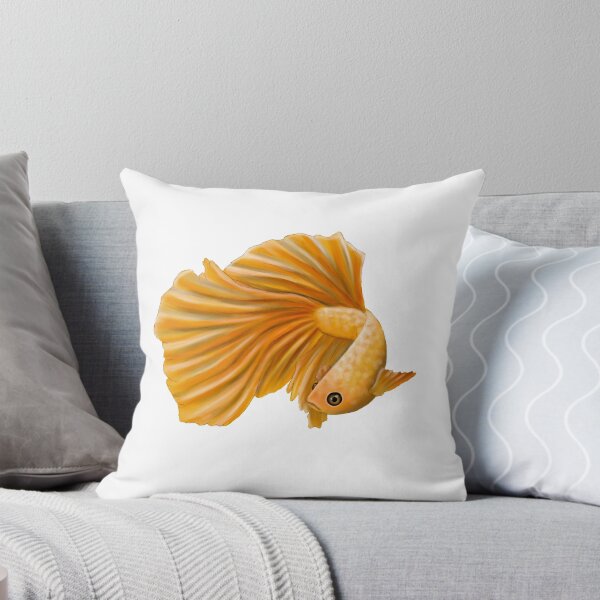 Item preview, Yellow Betta Colorful Fish designed and sold by troyanthonyart.
