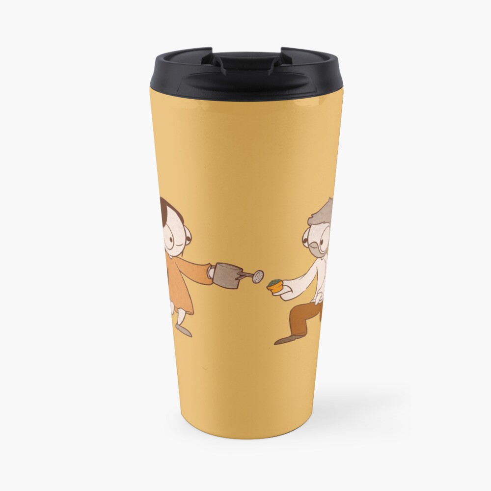 John & Catana With Plants! Travel Mug