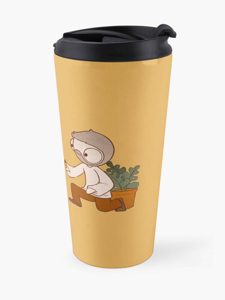 Alternate view of John & Catana With Plants! Travel Mug