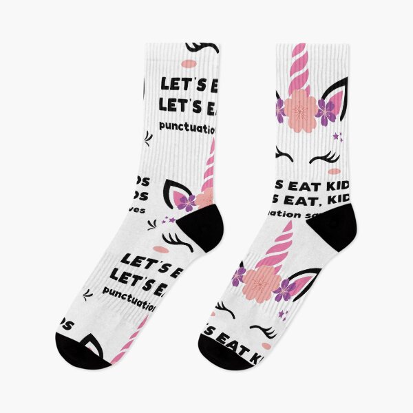 Item preview, Lets Eat Kids Unicorn Punctuation saves lives designed and sold by saadmery2020.