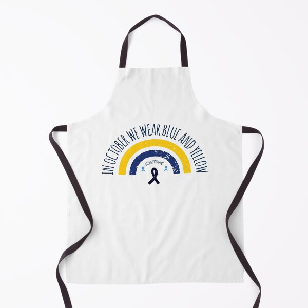 Item preview, In October We Wear Blue And Yellow Down Syndrome designed and sold by AbraFero.