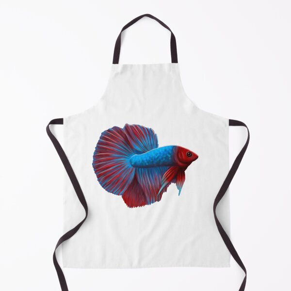 Item preview, Blue and Red Betta Colorful Fish designed and sold by troyanthonyart.
