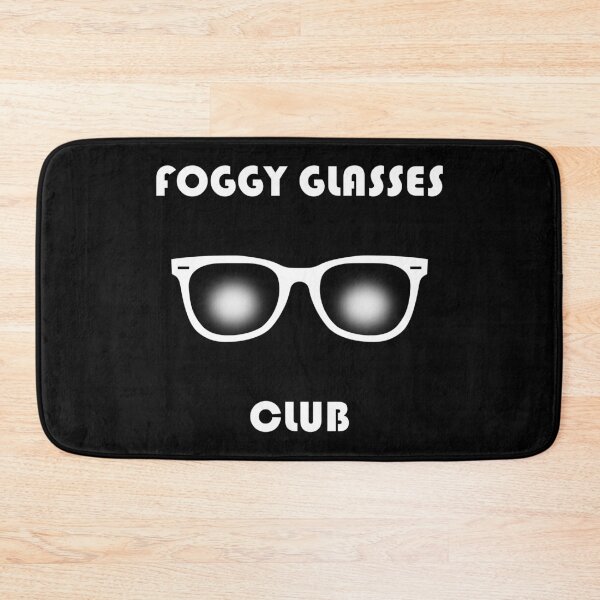 Item preview, Foggy glasses club - white on black edition designed and sold by Deegital18.