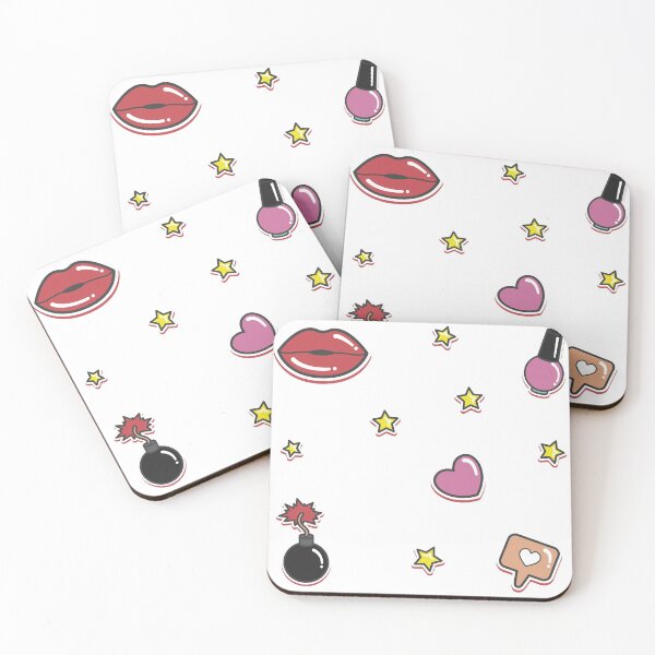 Item preview, Lips & Hearts Sticker Pack designed and sold by mischellero.