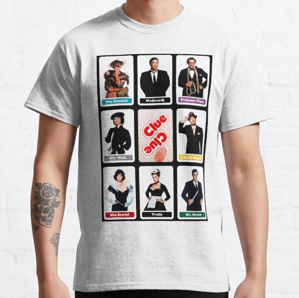 Clue (1985) - Suspect Cards Classic T-Shirt