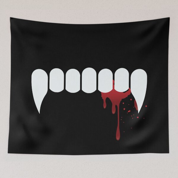 Item preview, spooky Dracula fang - halloween mask designed and sold by AGDesignstore.
