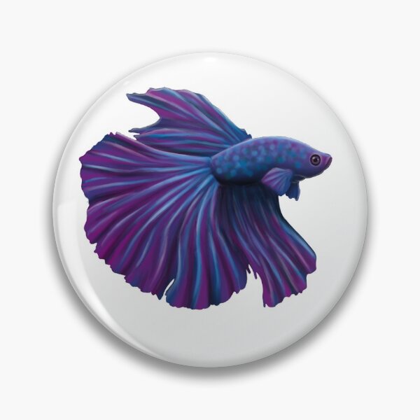 Artikelvorschau, Lila Betta bunter Fisch entworfen und verkauft von troyanthonyart.