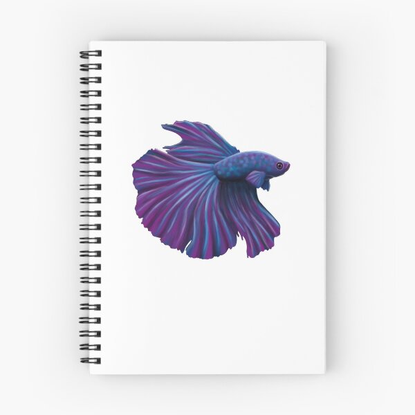 Item preview, Purple Betta Colorful Fish designed and sold by troyanthonyart.