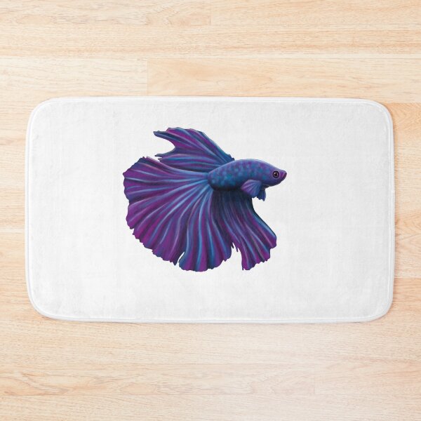 Item preview, Purple Betta Colorful Fish designed and sold by troyanthonyart.