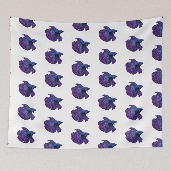 Item preview, Purple Betta Colorful Fish designed and sold by troyanthonyart.
