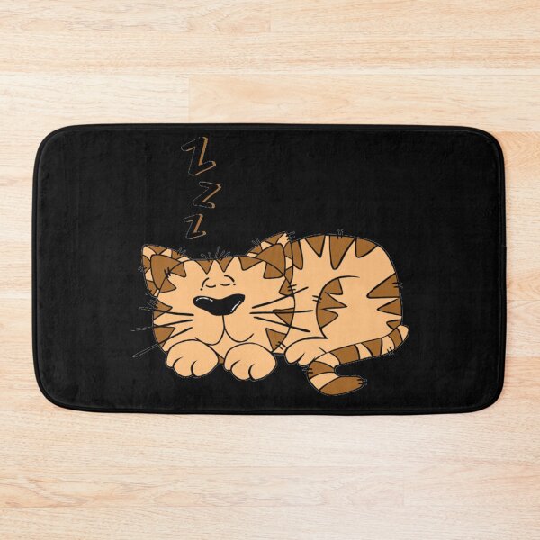 Item preview, sleepy cat designed and sold by Rami Khalifah.