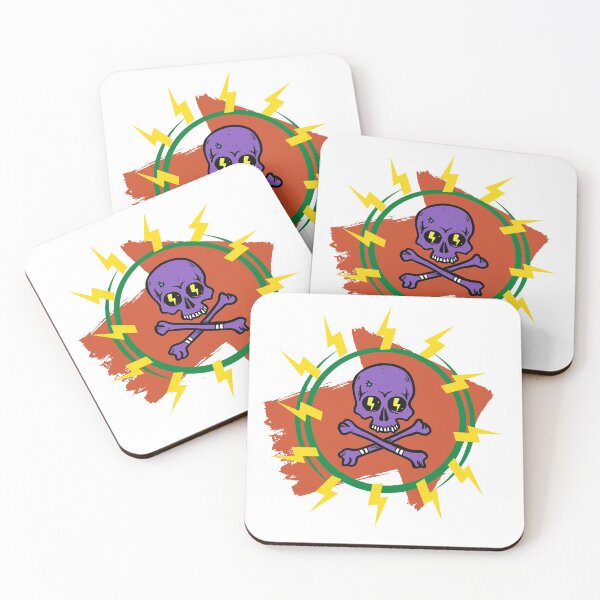 Item preview, Electrified Skull (White) designed and sold by Oloa.