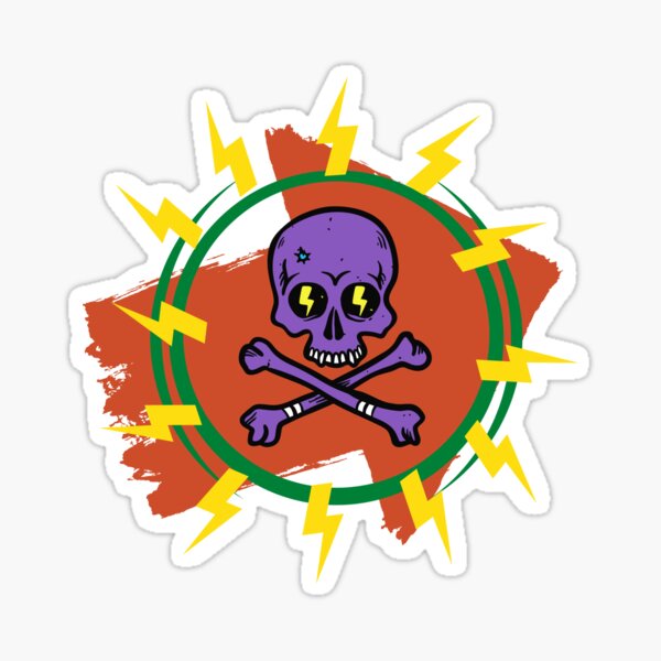 Skull Pack Stickers Redbubble - blood decal s id roblox skull zombie sticker choose color size