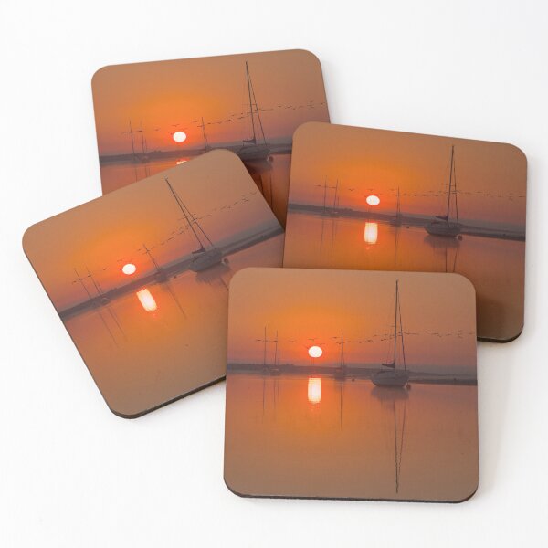 Item preview, A skein of geese at sunrise designed and sold by asbennettadam.