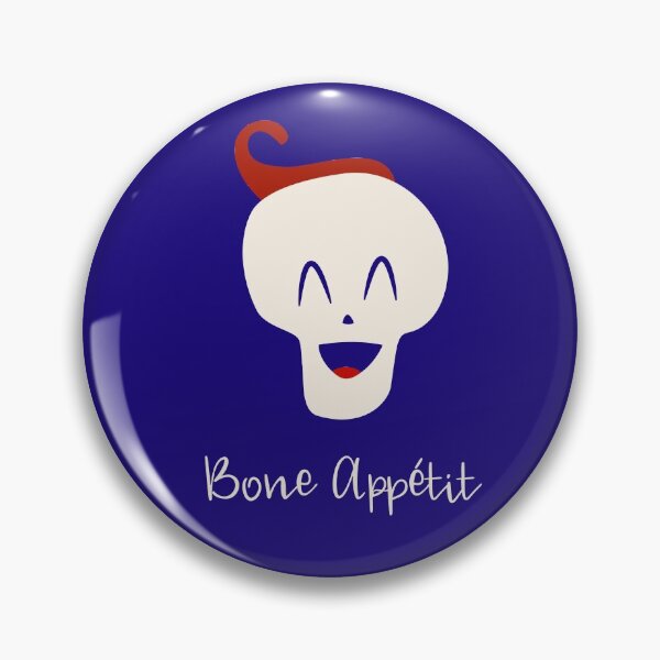 Item preview, Bone Appetit Skull Skeleton Bony Bon Appetit Chef Funny Pun Fun Halloween Costume designed and sold by gkao.