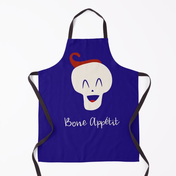 Item preview, Bone Appetit Skull Skeleton Bony Bon Appetit Chef Funny Pun Fun Halloween Costume designed and sold by gkao.