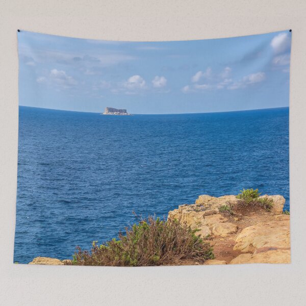Item preview, Island in tranquil Mediterranean sea designed and sold by lena-maximova.