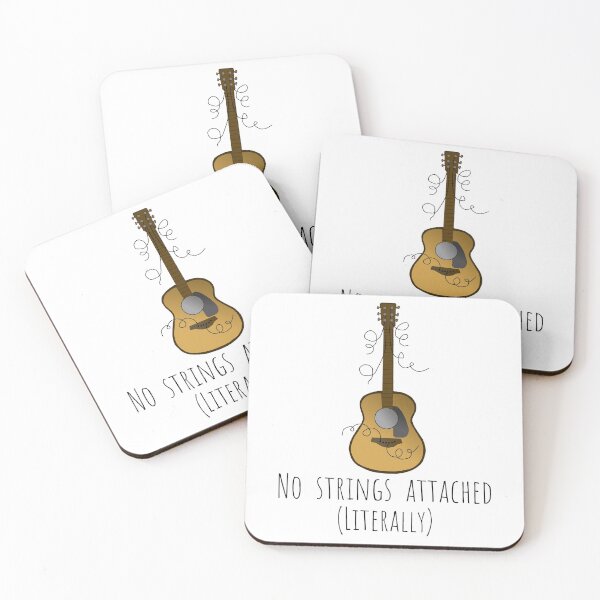 Item preview, No strings attached - guitar funny  designed and sold by The-Guitar-Bay.