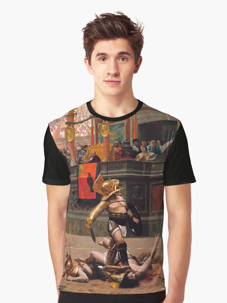 Pollice Verso - Jean-Leon Gerome - 1872 Graphic T-Shirt for Sale by CJET