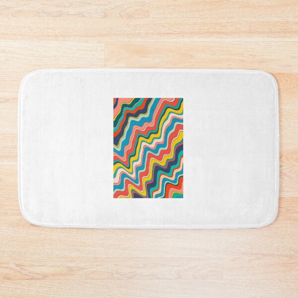 Item preview, Retro Colorful Rainbow Pattern Stripes Pastel VSCO Pattern designed and sold by Giulia  Palazzo.