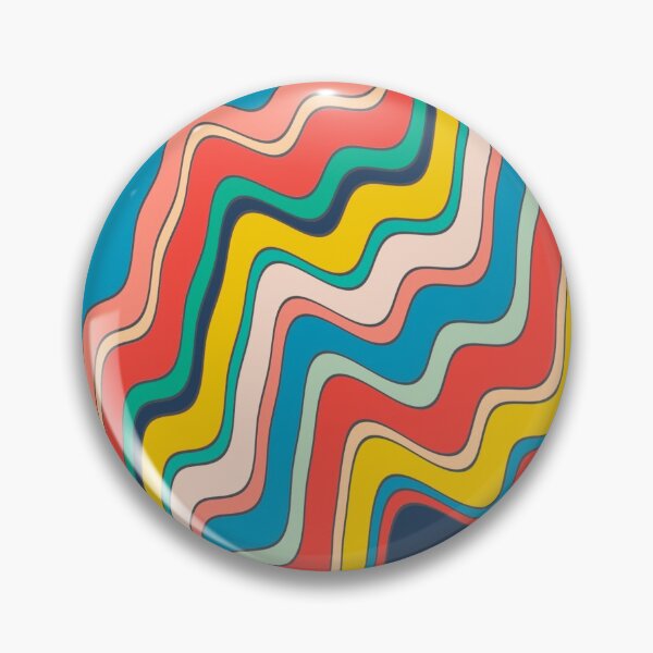 Item preview, Retro Colorful Rainbow Pattern Stripes Pastel VSCO Pattern designed and sold by Giulia  Palazzo.