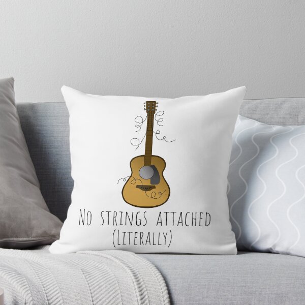 Item preview, No strings attached - guitar funny  designed and sold by The-Guitar-Bay.