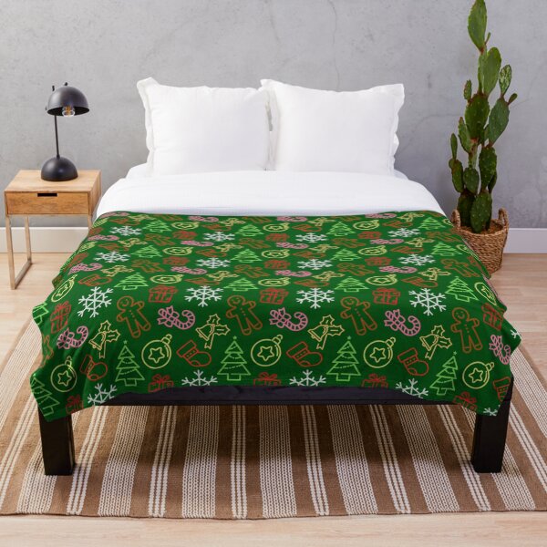 Artikelvorschau, Hässliches Weihnachtsmuster niedlich auf Grün entworfen und verkauft von Pattern-ify.