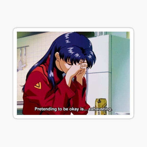 "neon genesis evangelion sticker" Sticker for Sale by debracornell97