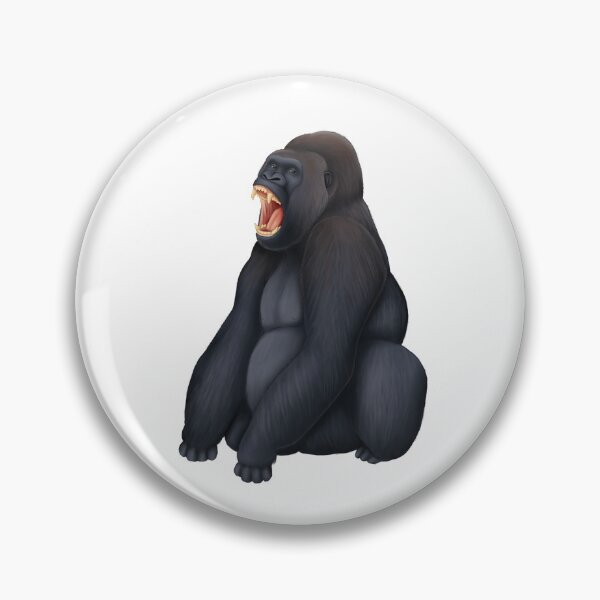 Item preview, Eastern Lowland Gorilla Yawning Drawing designed and sold by troyanthonyart.