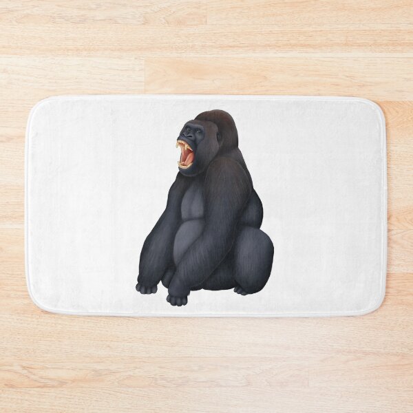 Item preview, Eastern Lowland Gorilla Yawning Drawing designed and sold by troyanthonyart.