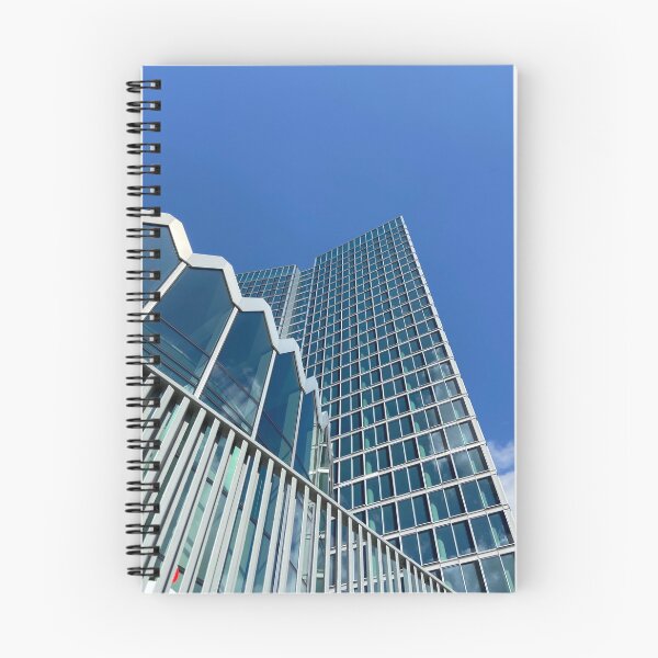 Item preview, Skyscraper sky blue windows glass architecture  designed and sold by Naturelovexo.