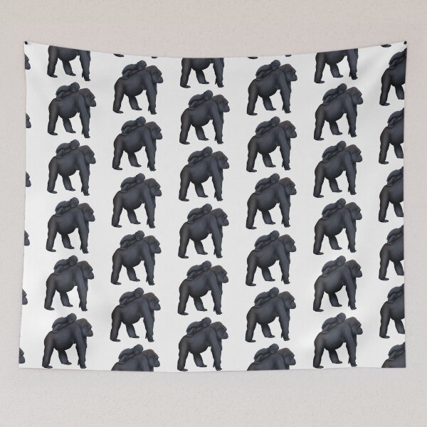 Item preview, Eastern Lowland Gorilla Mother and Child  designed and sold by troyanthonyart.