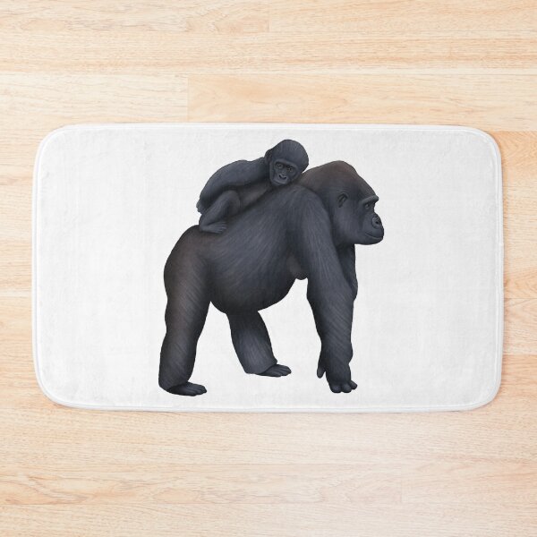 Item preview, Eastern Lowland Gorilla Mother and Child  designed and sold by troyanthonyart.