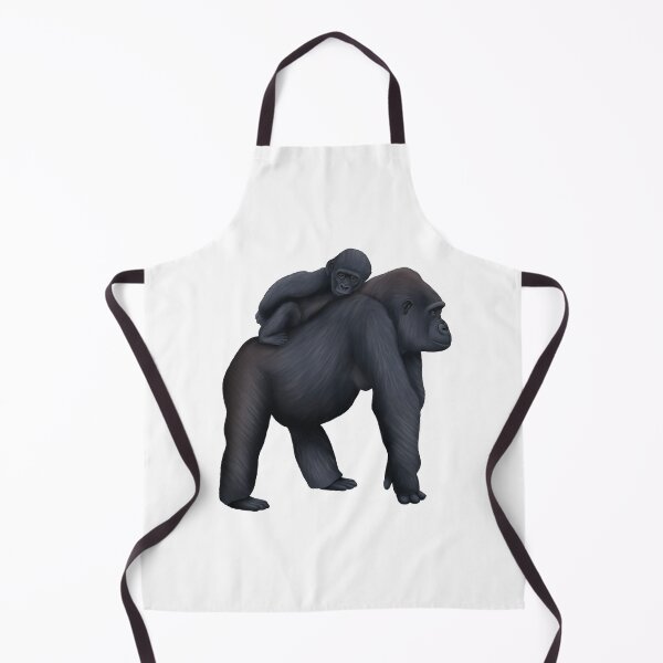 Item preview, Eastern Lowland Gorilla Mother and Child designed and sold by troyanthonyart.