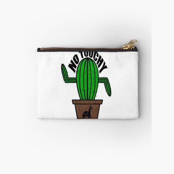 Item preview, No Touchy Cactus with Llama Drawing on Pot designed and sold by Rachels-Hue.