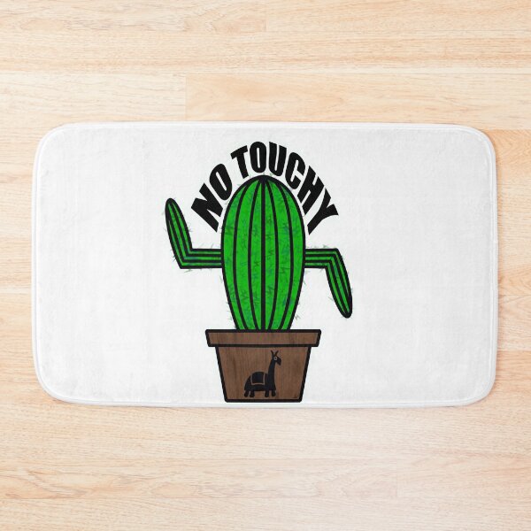 Item preview, No Touchy Cactus with Llama Drawing on Pot designed and sold by Rachels-Hue.