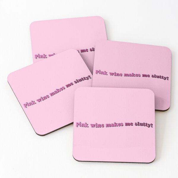 Item preview, pink wine makes me slutty! - new girl designed and sold by virginia nash.