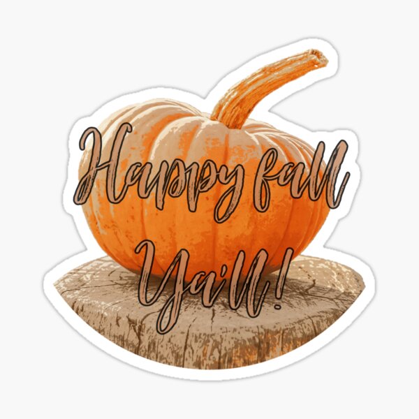 Item preview, happy fall yall pumpkin design designed and sold by Musiccityartfix.