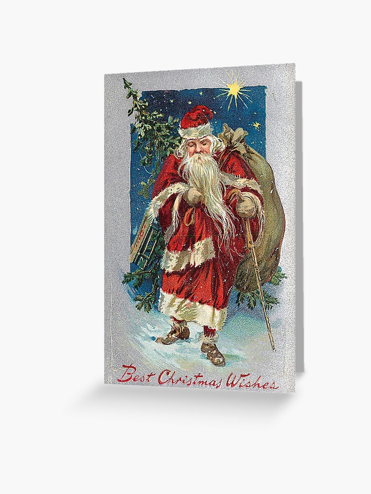 Christmas Santas Postcards, series 1