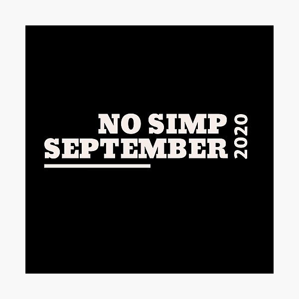 Item preview, No simp september t-shirts designed and sold by saitielvis.