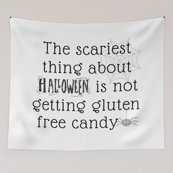 Item preview, The scariest thing about Halloween gluten free edition designed and sold by GlutenFreeTee.