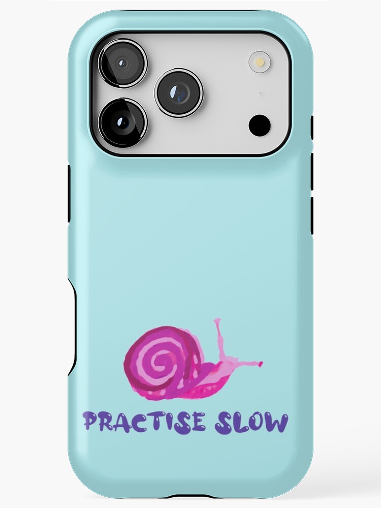 Thumbnail 1 of 4, iPhone Case, Practise Slow Musical Snail  designed and sold by DesignsofNote.